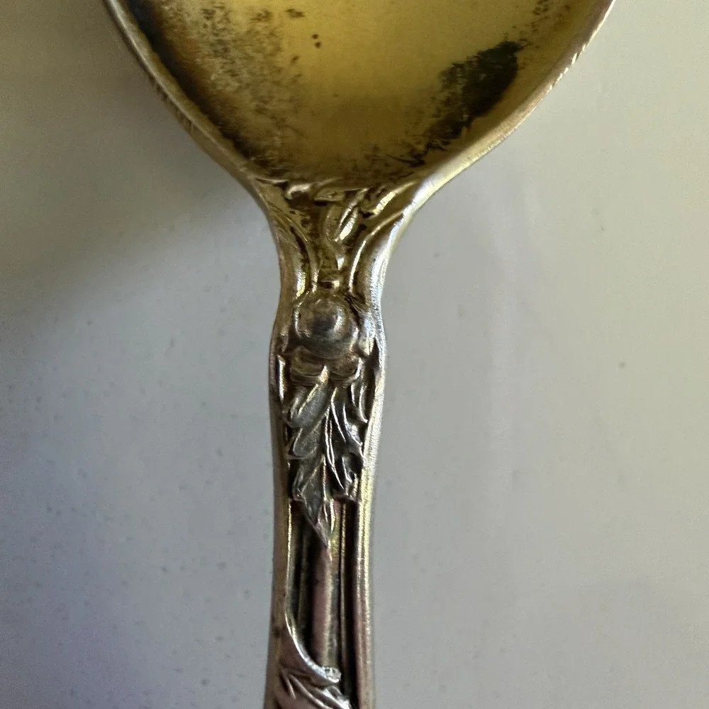 Antique Whiting Sterling Silver Louis XV Teaspoons Set of 6 No Monograms 4